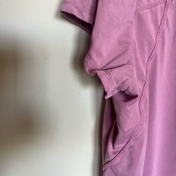90 Degree By Reflex Mauve Short Sleeve Top - Picture 3 of 4